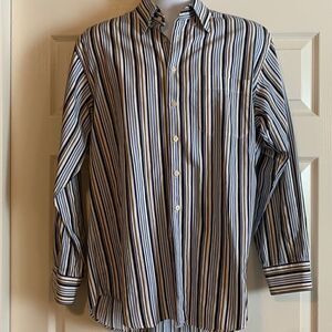 SCOTT BARBER, dress shirt, 100% cotton,   Great like new condition, large